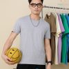 Áo Thun Cổ Tròn Nam Cotton